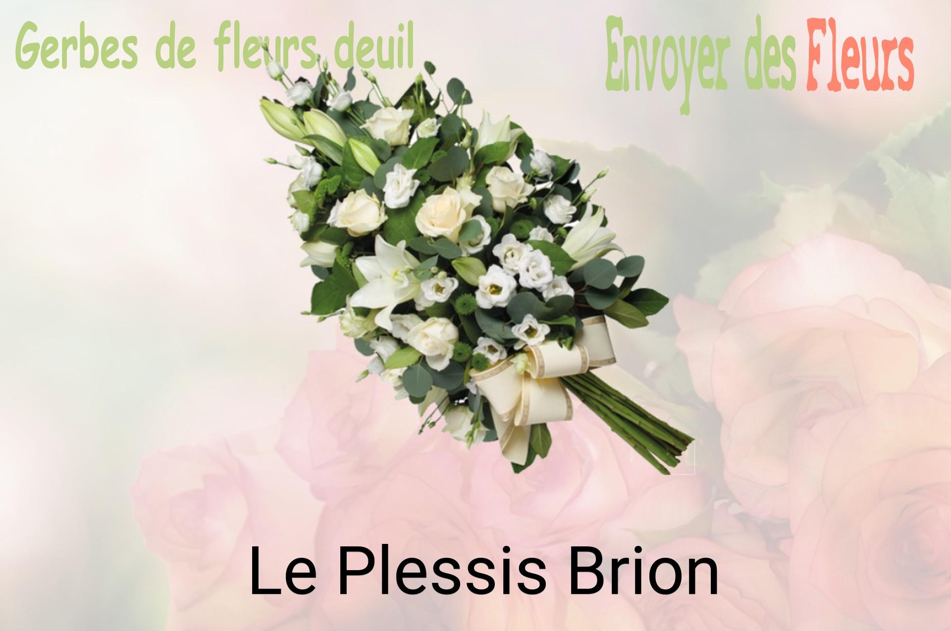 Gerbe de fleurs de deuil livrée à Le Plessis-Brion